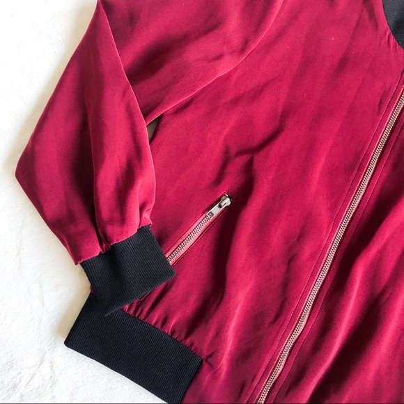Mural Maroon Bomber Jacket from Nordstrom - Picture 6 of 9
